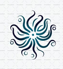 Abstrakte Tintenfischtentakel